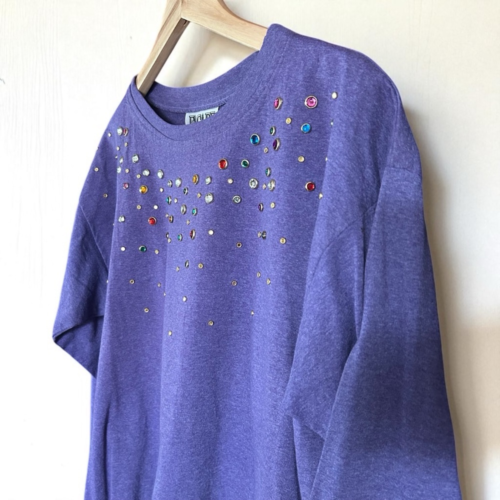 Purple Rhinestone Long Sleeve - Picture 3 of 9